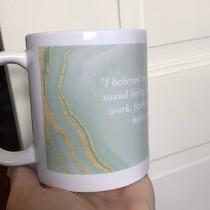 Jack Kerouac “ On The Road” quote mug